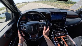 2022 Lincoln Navigator L Reserve  POV Test Drive [upl. by Abrahan]