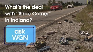 There are always shoes on this street corner in Indiana — and no one knows why [upl. by Storz]