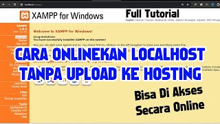 Cara Mudah Mengonlinekan Localhost Atau Xampp Tanpa Upload Hosting [upl. by Anifad]