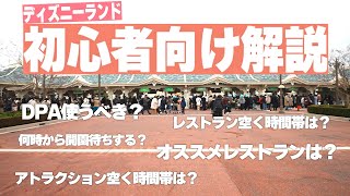 【初心者必見】混雑するディズニーランド攻略するための予備知識【10分解説】 [upl. by Parks]