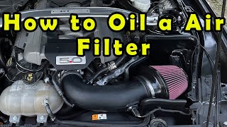 How to reoil an Oiled Air Filter [upl. by Florenza]