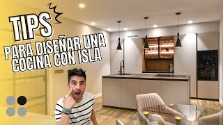 TIPS para DISEÑAR COCINAS con ISLA Modernas CJR [upl. by Deeyn418]