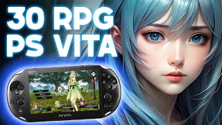 TOP 30 BEST RPG GAMES FOR PS VITA YOU MUST PLAY [upl. by Llehsad469]