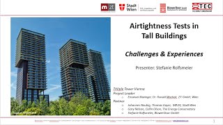 Challenges and Experiences of Airtightness Tests in Tall Buildings Stefanie Rolfsmeier BlowerDoor [upl. by Leiand517]