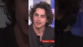 Timothee Chalamet speaking French on Ca a Vous promoting Wonka Movie timotheechalamet [upl. by Rachaba]