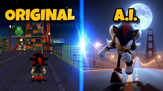 Sonic Adventure 2  Radical Highway but its extended by AI [upl. by Wind668]