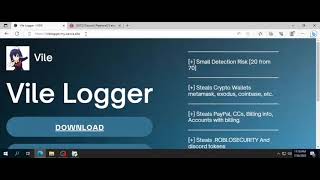 Best Discord Token Logger ｜ Vile Logger [upl. by Blus]