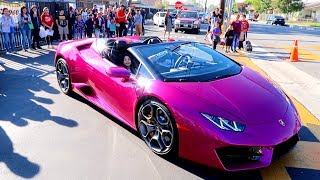 Picking up My Daughter From Elementary School In A Lamborghini  Familia Diamond [upl. by Eneleuqcaj722]