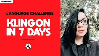 LEARN HOW TO SPEAK KLINGON  Language Challenge👽 [upl. by Kesia575]