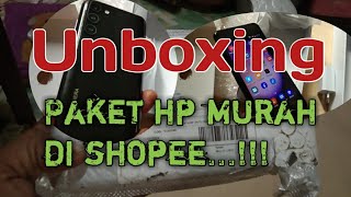 Unboxing hp murah di shopee [upl. by Elleb]