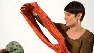 How to Knit an Infinity Scarf aka Circle Scarf  Knitting [upl. by Kylen254]