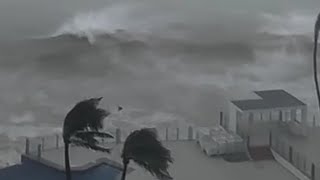 Currently at Cancun Cozumel Mexico live cam hurricane helene [upl. by Ailati499]