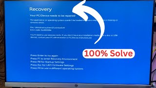 How to Fix Recovery Error without Reinstalling Fresh Windows [upl. by Vetter]