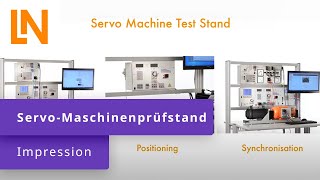 Der ServoMaschinenprüfstand mit unserem modularen Trainingssystem  Impression [upl. by Lanuk811]