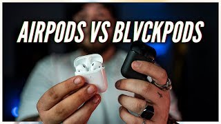 INFLUENCERS SÄLJER FAKEAIRPODS BLXCKPODS VS AIRPODS [upl. by Nimajeb574]