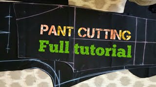 New pant cutting offical pant cutting full tutorial [upl. by Debora593]