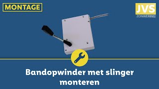 Montage Bandopwinder met slinger monteren [upl. by Nivi]