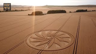 Crop Circle 2018 All Cannings Long Barrow Allington Wiltshire 21st July [upl. by Edwards]