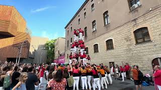 Castellers de Barcelona 4 de 8  Festa Major del Raval [upl. by Florie]