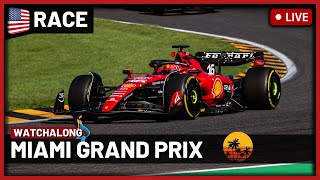 F1 Live Miami GP Race  Watchalong  Live Timings  Commentary [upl. by Tubb522]