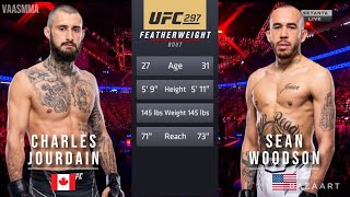 CHARLES JOURDAIN VS SEAN WOODSON FULL FIGHT UFC 297 [upl. by Supen]