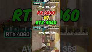 RX 6600 vs RTX 4060  Who Wins benchmark [upl. by Ellehsor]