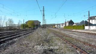 Trois locomotives pour un graisseur de caténaire [upl. by Lehar432]