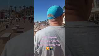 Como ven este paseo de playa en Villajoyosa travel feed parati beach viralshort playa part3 [upl. by Irtimed]