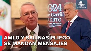 Confrontación entre AMLO y Salinas Pliego por impuestos sube de tono EnPortada [upl. by Trini]