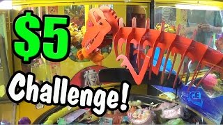 5 Dino Crane Challenge  Claw Machine Adventures [upl. by Mariejeanne475]