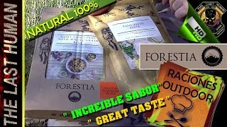 FORESTIA OUTDOOR MEALS quotquotquotcomida outdoor 100 NATURALquotquotquot [upl. by Giffer]