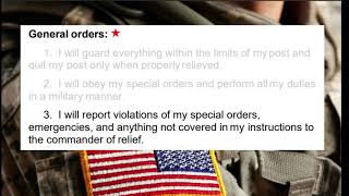 General Orders loop 3 of 3 Third General Order Loop memorize it the easy way soldiers creed loop [upl. by Nitsud]