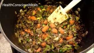 Warm French Lentils by Ina Garten  Barefoot Contessa  HealthConsciousMeals [upl. by Quin]