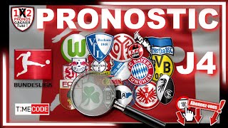 Pronostic Bundesliga 9 pronostics football J4 pour vos paris sportifs par FRED Tipster Gagner Futé [upl. by Yrolg]