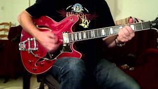 Ninth Chord Rhythm in A  Lesson 8  Blues Rhythms You Can Use [upl. by Bink]