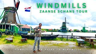 Netherland Episode 4 In Urdu ll Zaanse Schans  Windmills Village  A Must visit to beautiful place [upl. by Nitnilc]