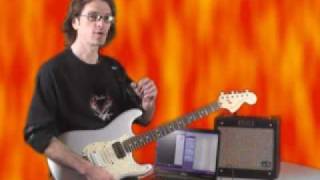 Fender GDEC Jr  playing along with free MIDI backing tracks [upl. by Eilitan]