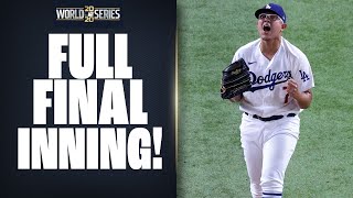 Full Final Inning of World Series Game 6 as Dodgers try to win 2020 World Series [upl. by Ward]