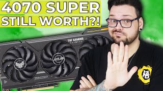 Is The 4070 Super WORSE NOW  ASUS TUF Gaming GeForce RTX 4070 Super OC Review [upl. by Anyahs]