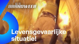 Brandweer REDT BEWUSTELOZE VROUW uit BRANDENDE FLAT  Als de Brandweer AFL2 [upl. by Orian323]