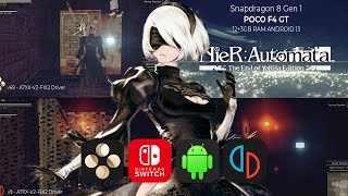 Yuzu vs Skyline  Nier Automata Game Test  Snapdragon 8 Gen 1  Poco F4 GT [upl. by Aurie616]