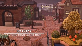 This Cozy Autumn Town Cured Me  Animal Crossing New Horizons Island Tour [upl. by Abeh657]