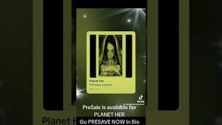 PreSale Available For PLanet HER Go PreSave NOW newmusicalert planether ytshorts princesslavene [upl. by Linzy572]