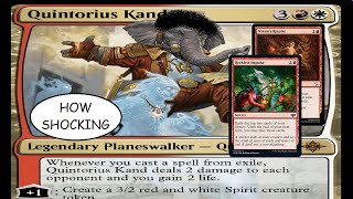 MTG Arena  Ixalans Finest Not Really  Quintorius Kand  Historic Brawl [upl. by Nomelc]