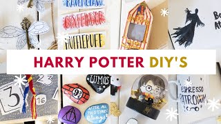 DIY HARRY POTTER Adventskalender  24 Geschenke zum Füllen Bastelideen selbstgemacht  ⚡🧙 [upl. by Nolita]