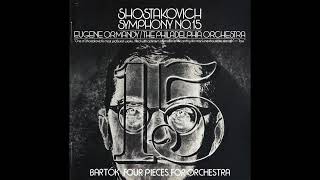 Shostakovich Symphony 15  Ormandy Philadelphia Orchestra [upl. by Pollyanna341]