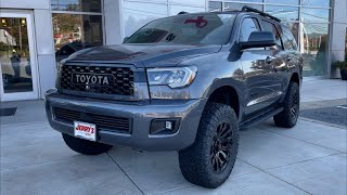 Should I Get This Lifted 2021 Toyota Sequoia TRD Pro in Magnetic Gray Metallic [upl. by Retrop50]