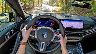 2024 BMW X6 M Competition  POV First Drive Binaural Audio [upl. by Orazal]