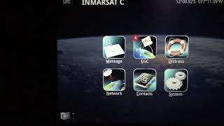 Using and testing an inmarsat C terminal How to cadet’s training [upl. by Reivaj]