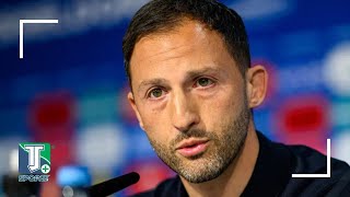 Domenico Tedesco parle de Kylian Mbappé et de la Belgique face à lÉquipe de France [upl. by Trotter]